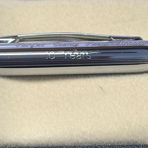 Cross Pen Engraved Fairfax County Public Schools 10 Years  Pen in Original Box - Picture 9 of 10